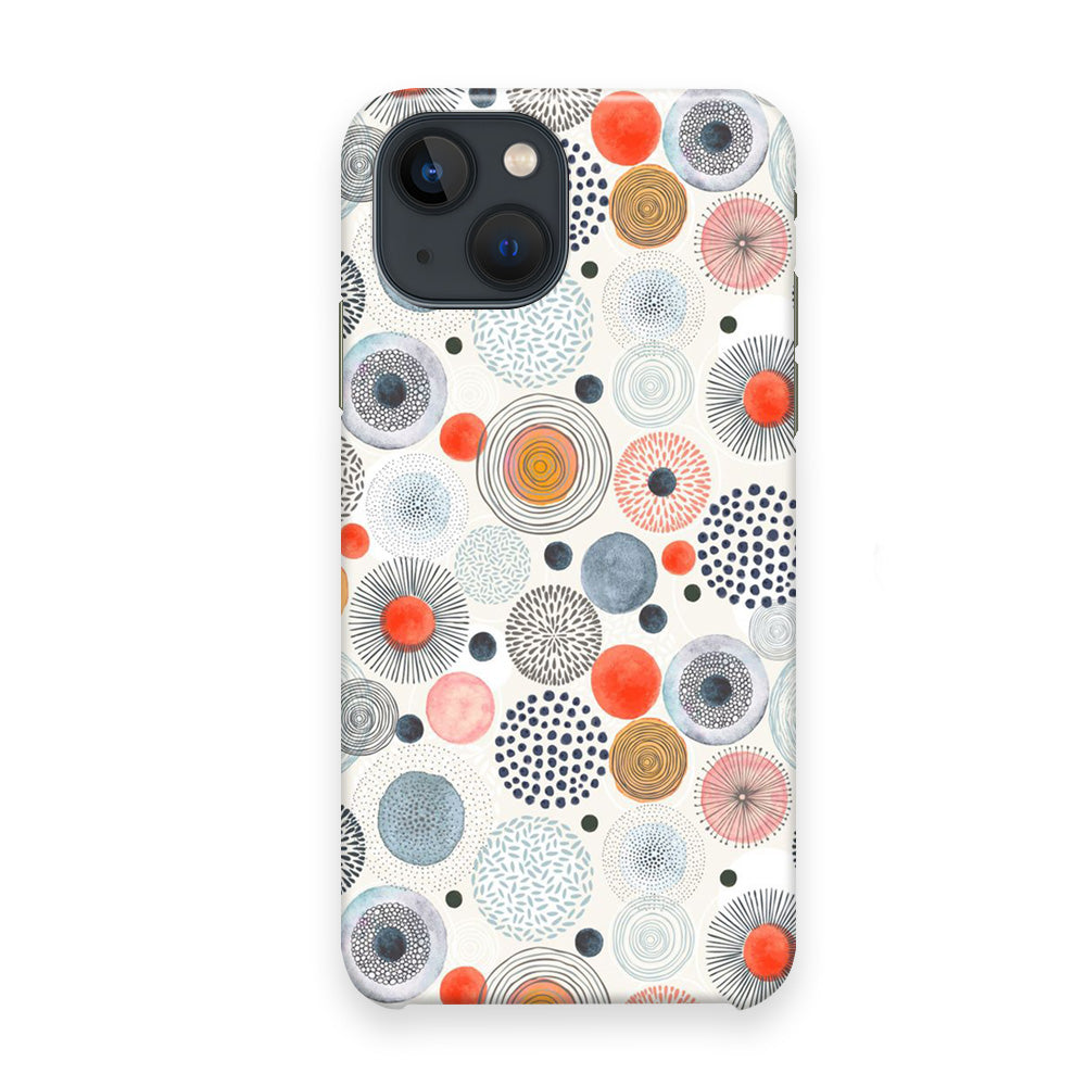 Abstrack Each Colour Polkadot iPhone 13 Case - Octracase