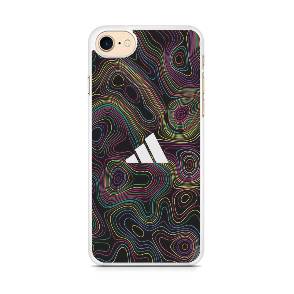 Adidas Art Neon Cable iPhone 8 Case