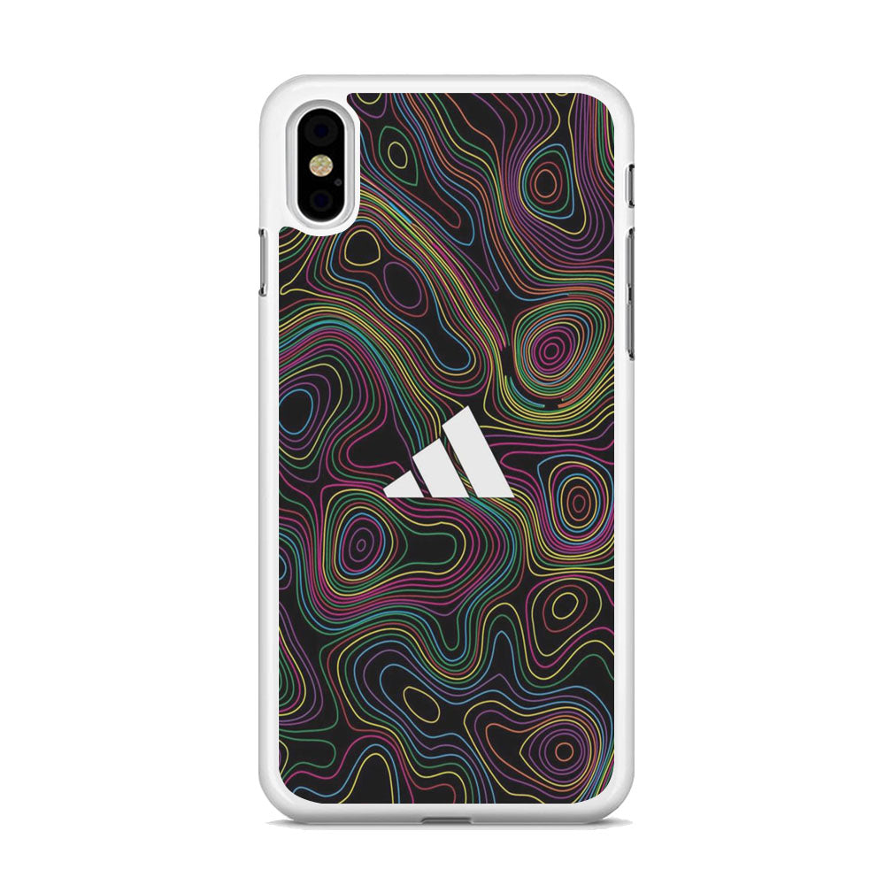 Adidas Art Neon Cable iPhone X Case