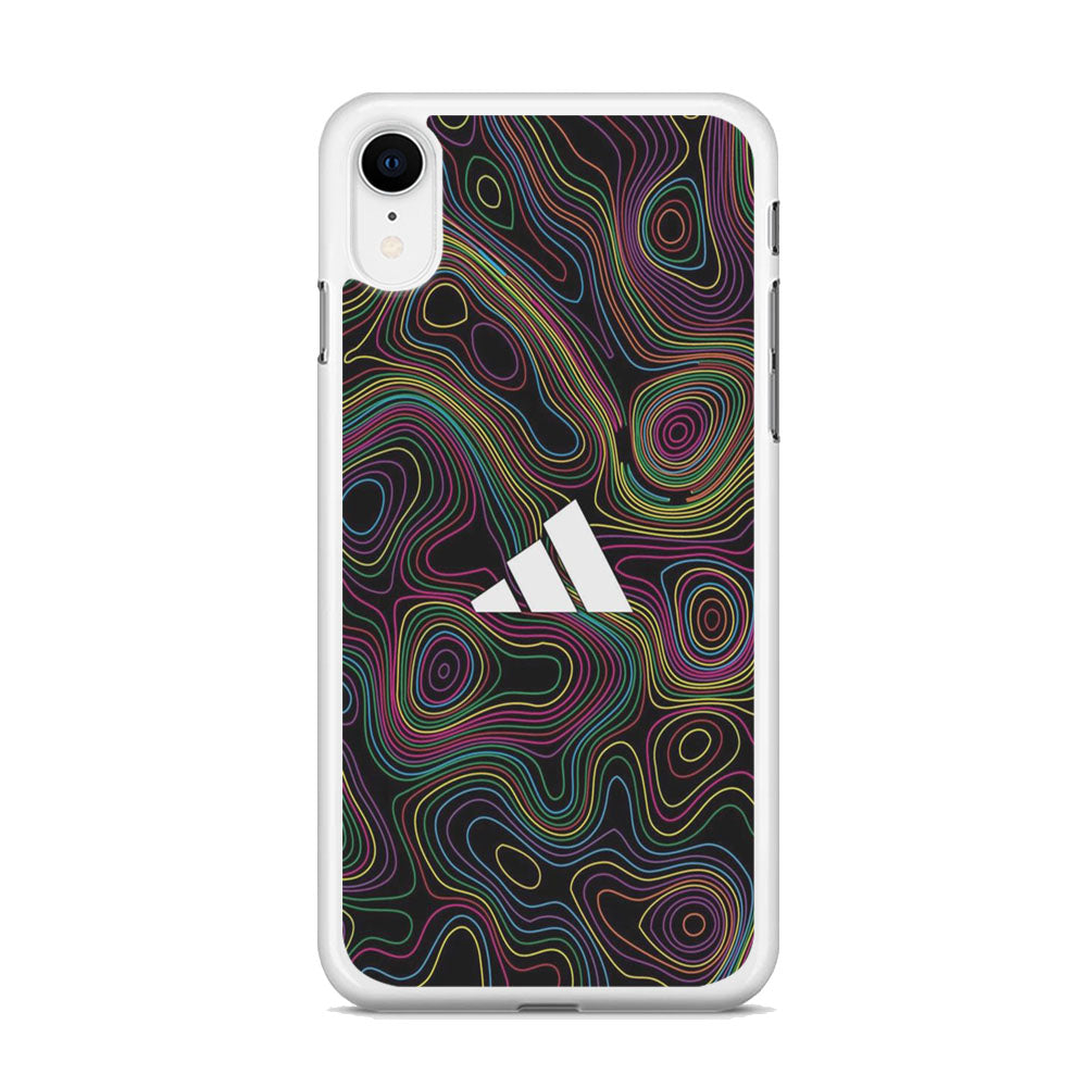 Adidas Art Neon Cable iPhone XR Case