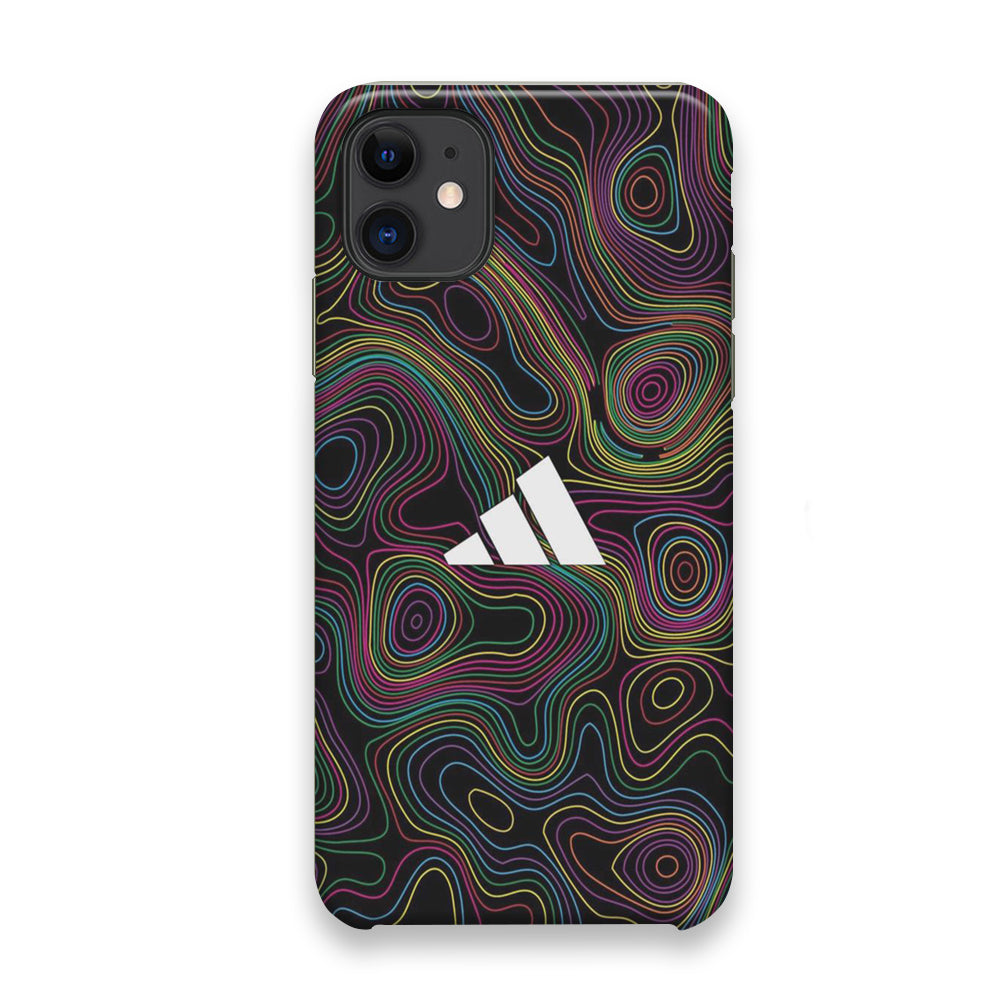 Adidas Art Neon Cable iPhone 11 Case