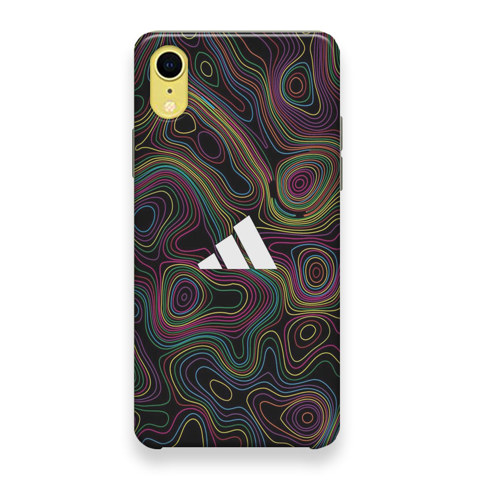 Adidas Art Neon Cable iPhone XR Case