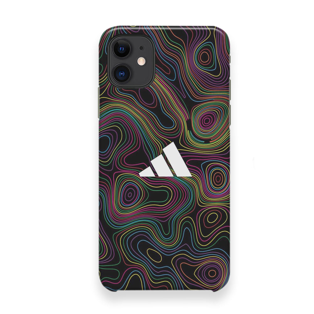 Adidas Art Neon Cable iPhone 12 Case