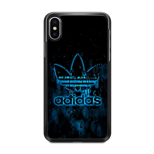 Adidas Blue Water Drop iPhone X Case