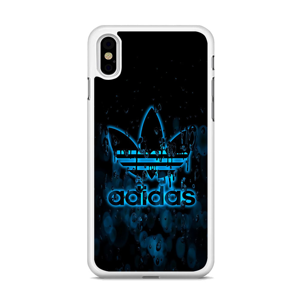 Adidas Blue Water Drop iPhone Xs Case