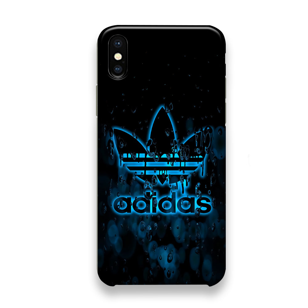 Adidas Blue Water Drop iPhone Xs Case