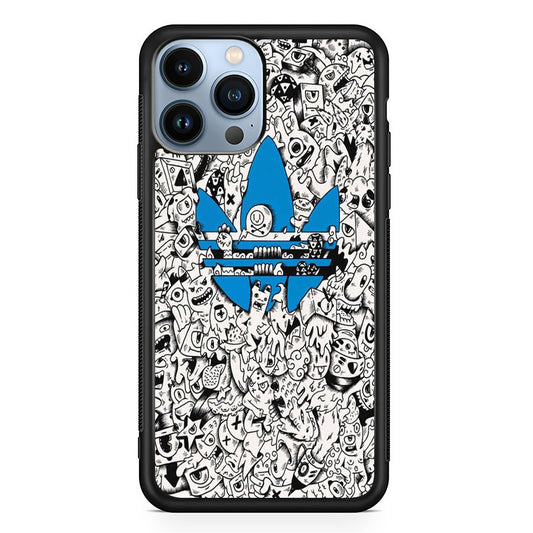 Adidas Doodle Art Monster iPhone 13 Pro Case