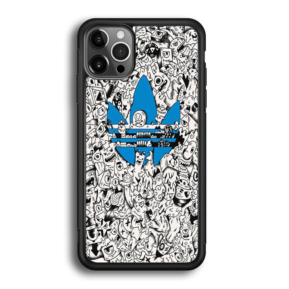 Adidas Doodle Art Monster iPhone 12 Pro Max Case