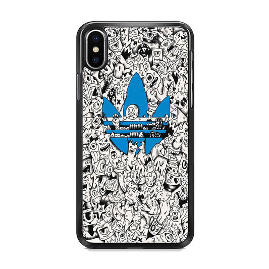 Adidas Doodle Art Monster iPhone Xs Case