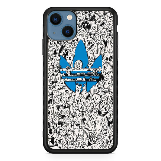 Adidas Doodle Art Monster iPhone 13 Case