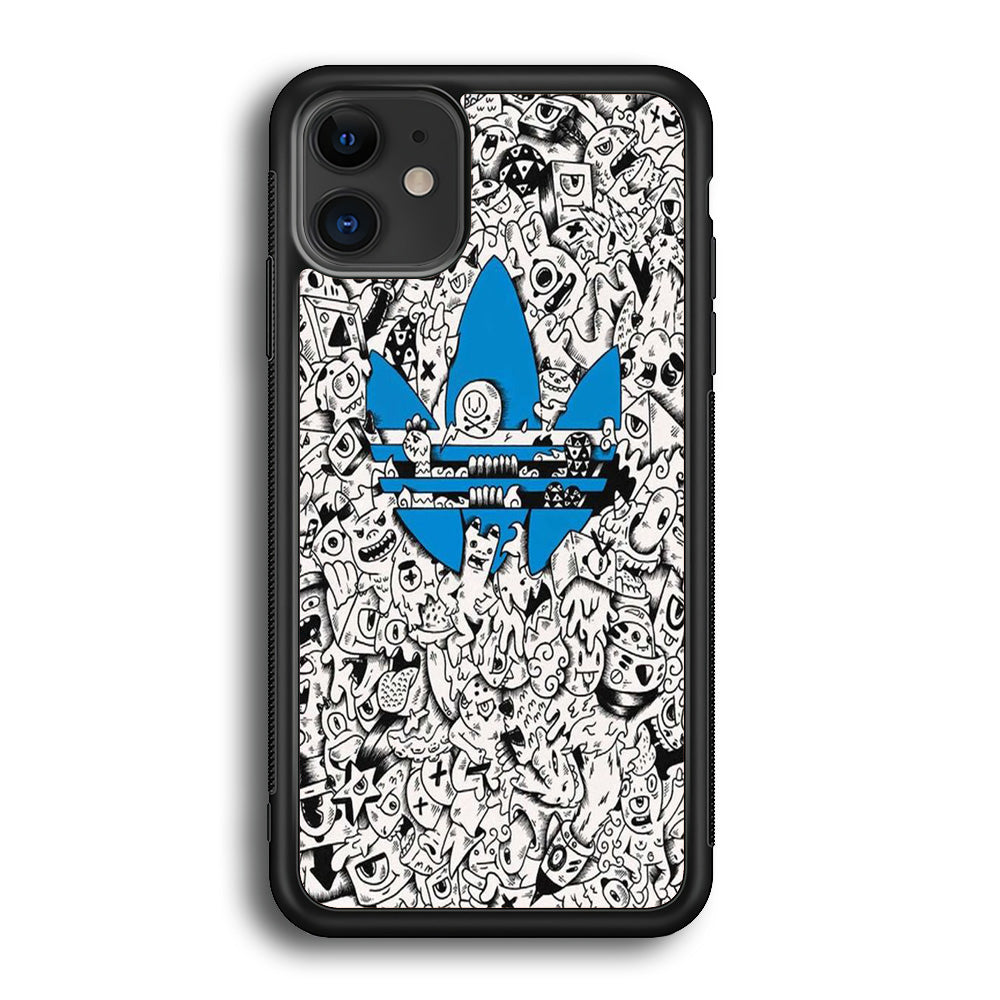 Adidas Doodle Art Monster iPhone 12 Case