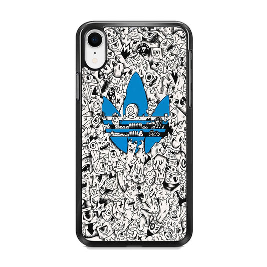 Adidas Doodle Art Monster iPhone XR Case