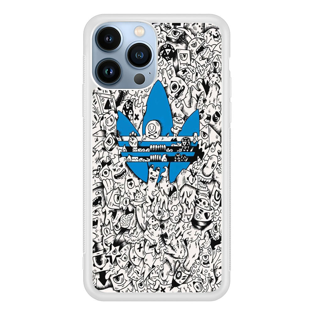 Adidas Doodle Art Monster iPhone 13 Pro Case