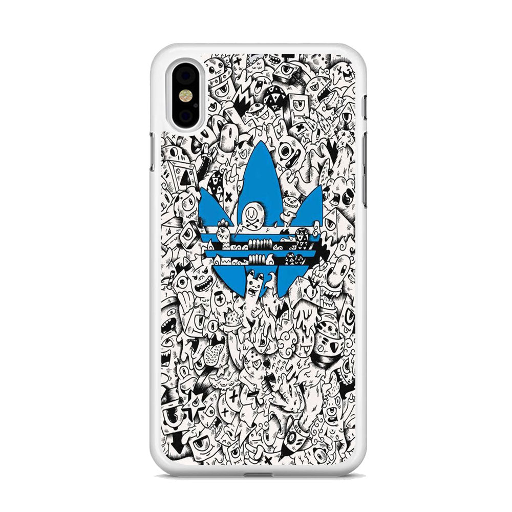 Adidas Doodle Art Monster iPhone Xs Case