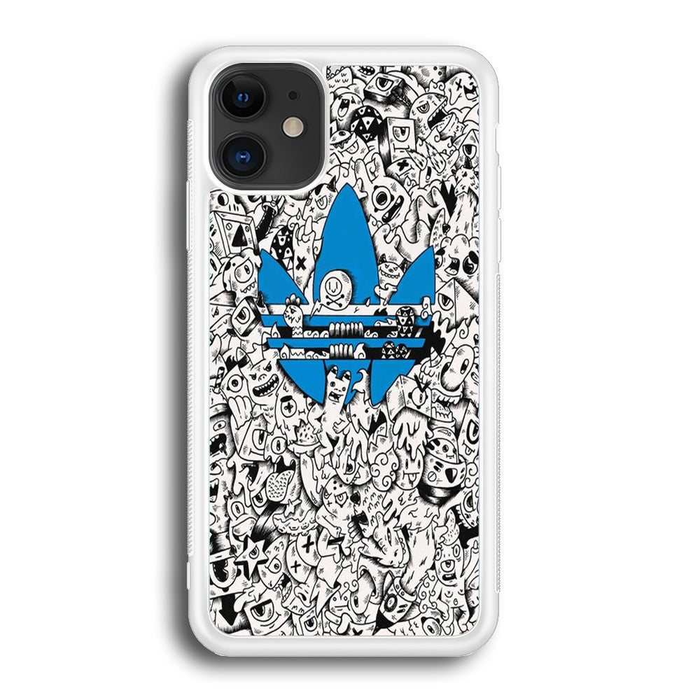 Adidas Doodle Art Monster iPhone 12 Case