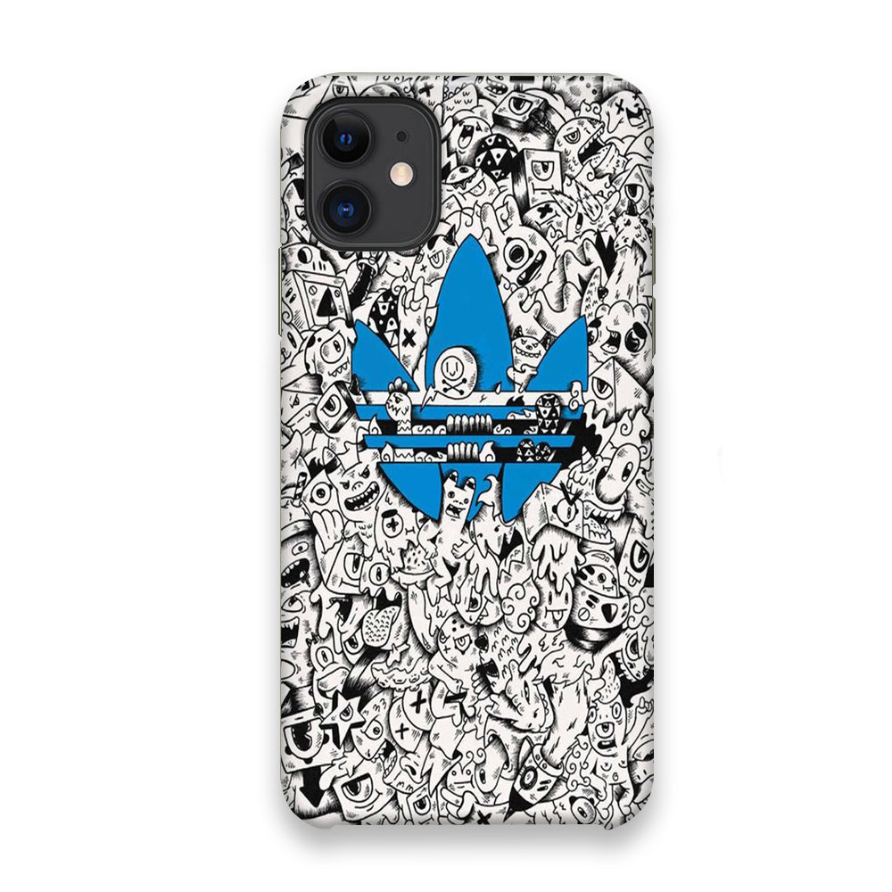 Adidas Doodle Art Monster iPhone 11 Case