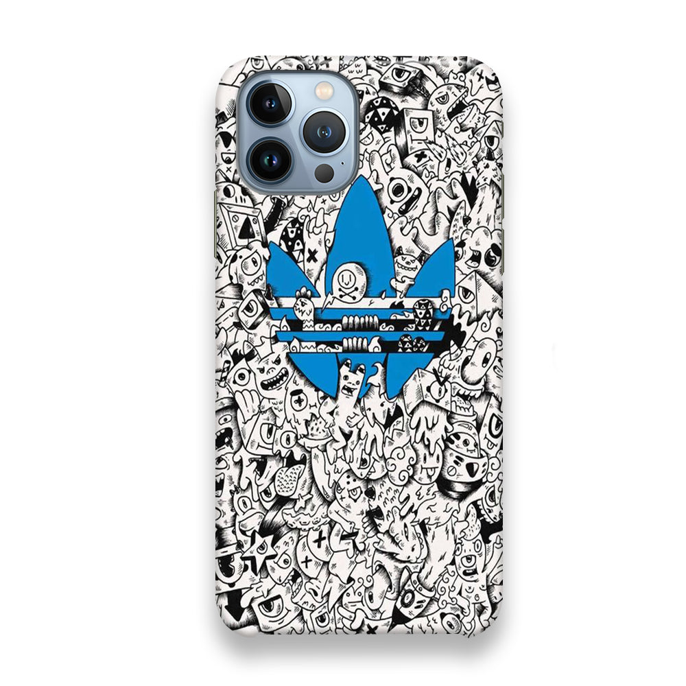 Adidas Doodle Art Monster iPhone 13 Pro Case