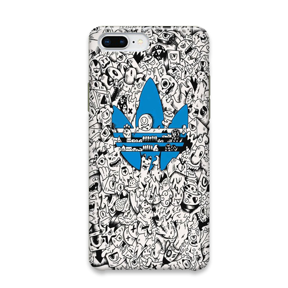 Adidas Doodle Art Monster iPhone 8 Plus Case