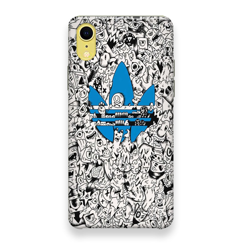 Adidas Doodle Art Monster iPhone XR Case