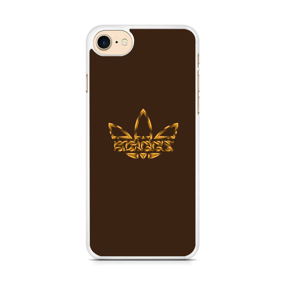 Adidas Royal Gold Chocolate iPhone 8 Case