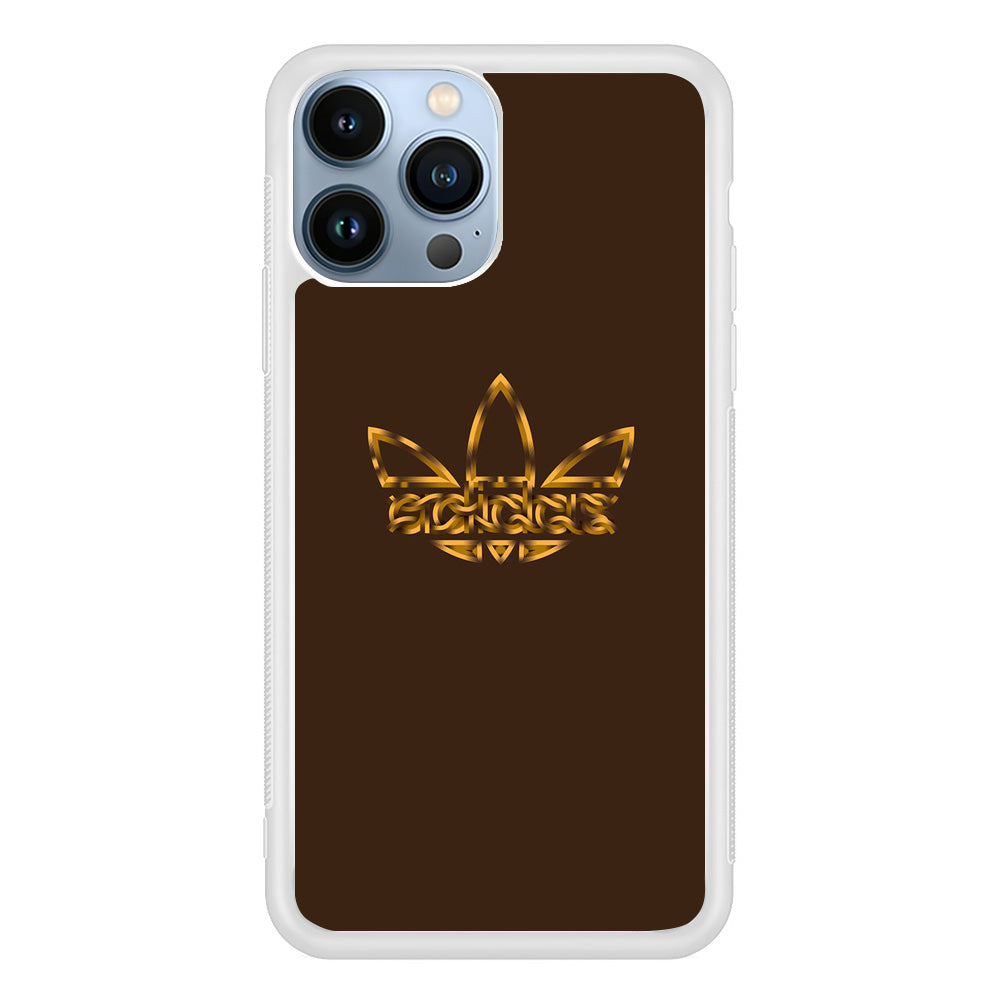 Adidas Royal Gold Chocolate iPhone 13 Pro Case