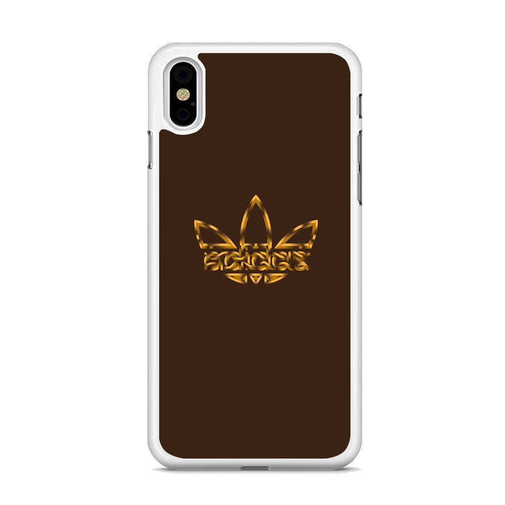 Adidas Royal Gold Chocolate iPhone Xs Max Case