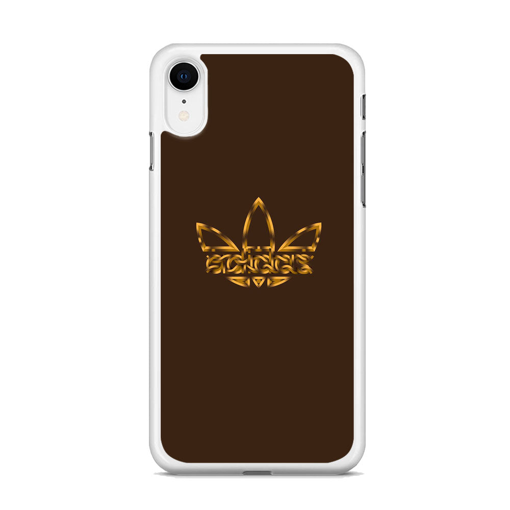 Adidas Royal Gold Chocolate iPhone XR Case