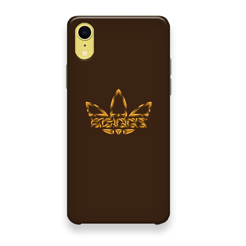 Adidas Royal Gold Chocolate iPhone XR Case