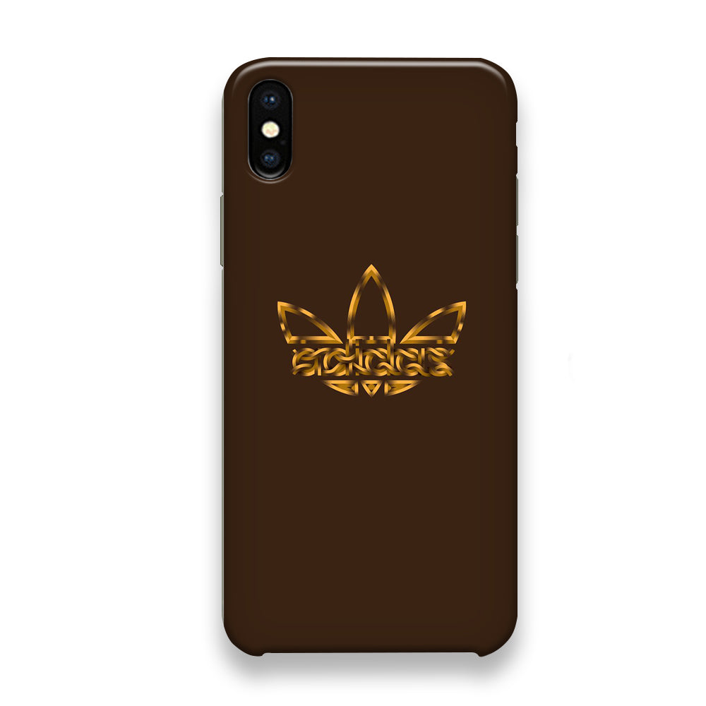 Adidas Royal Gold Chocolate iPhone X Case