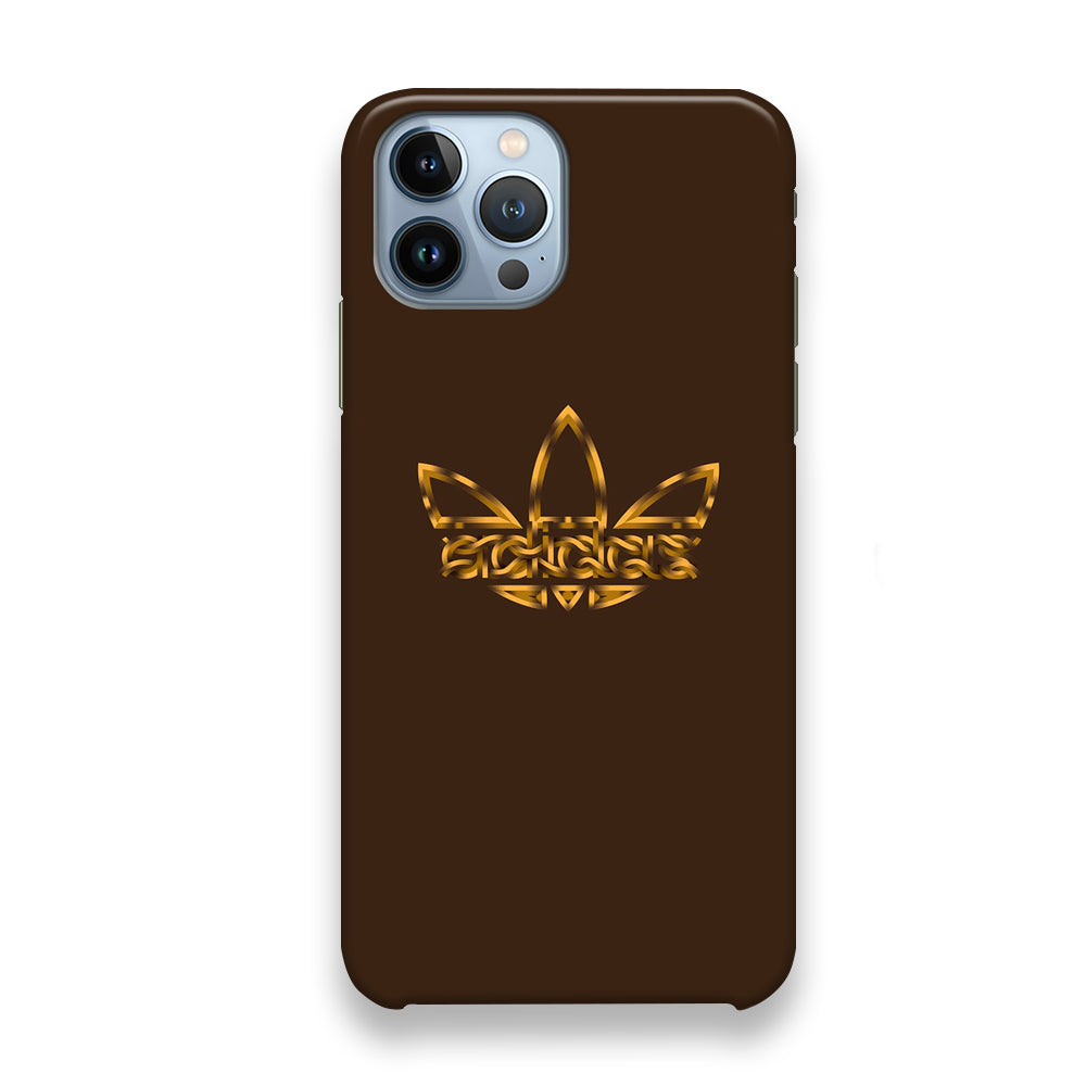 Adidas Royal Gold Chocolate iPhone 13 Pro Case