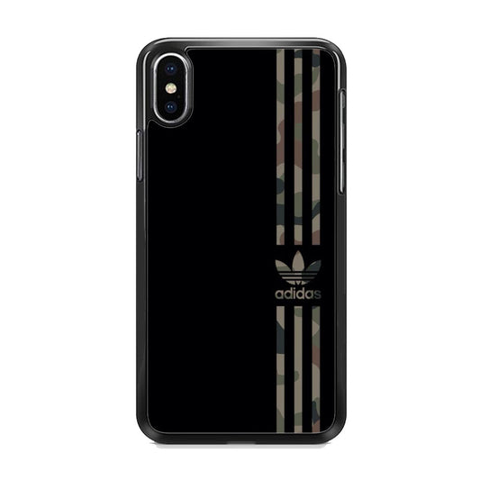 Adidas Stripe Camo iPhone Xs Case