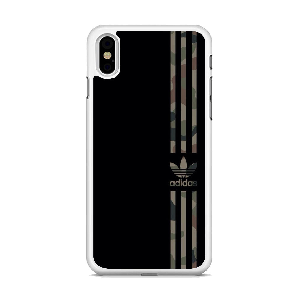 Adidas Stripe Camo iPhone Xs Max Case