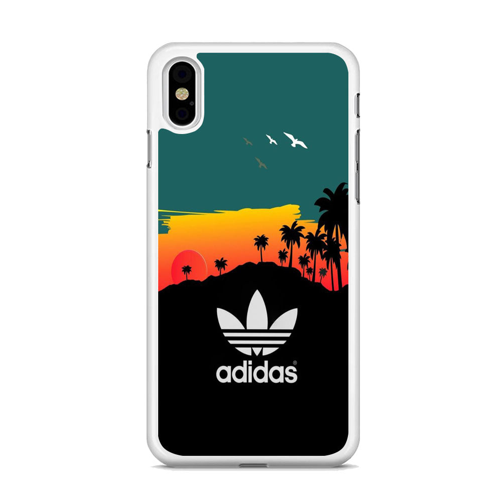 Adidas Sunset On Hill iPhone X Case