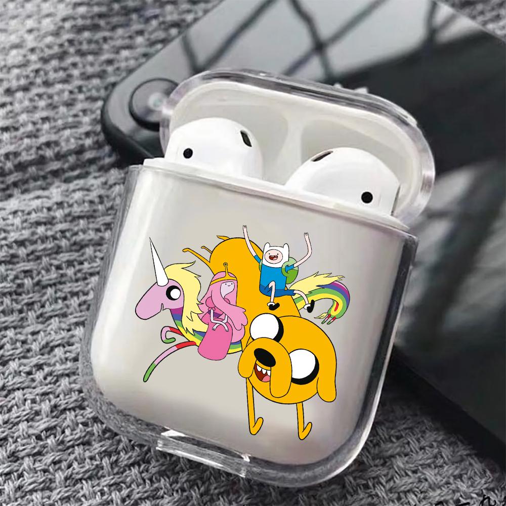 Adventure Time with Finn & Jake Hard Plastic Protective Clear Case Cover For Apple Airpods - Octracase