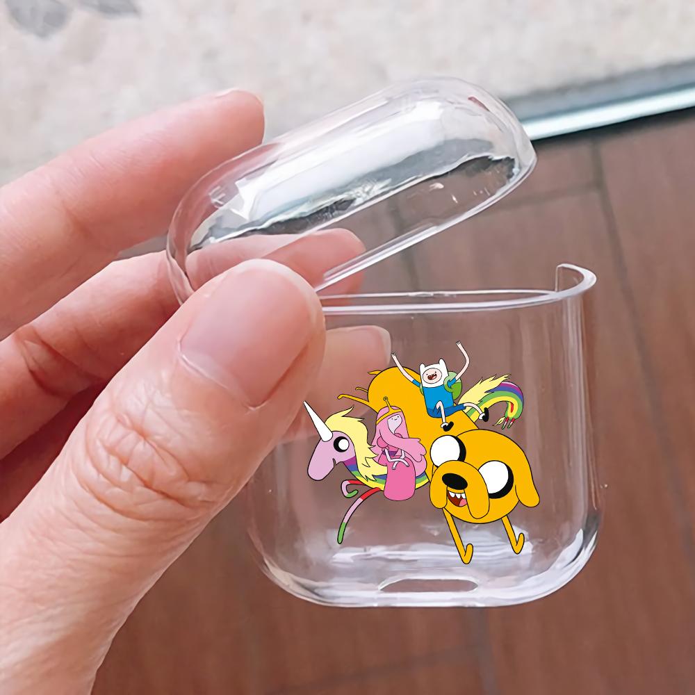 Adventure Time with Finn & Jake Hard Plastic Protective Clear Case Cover For Apple Airpods - Octracase