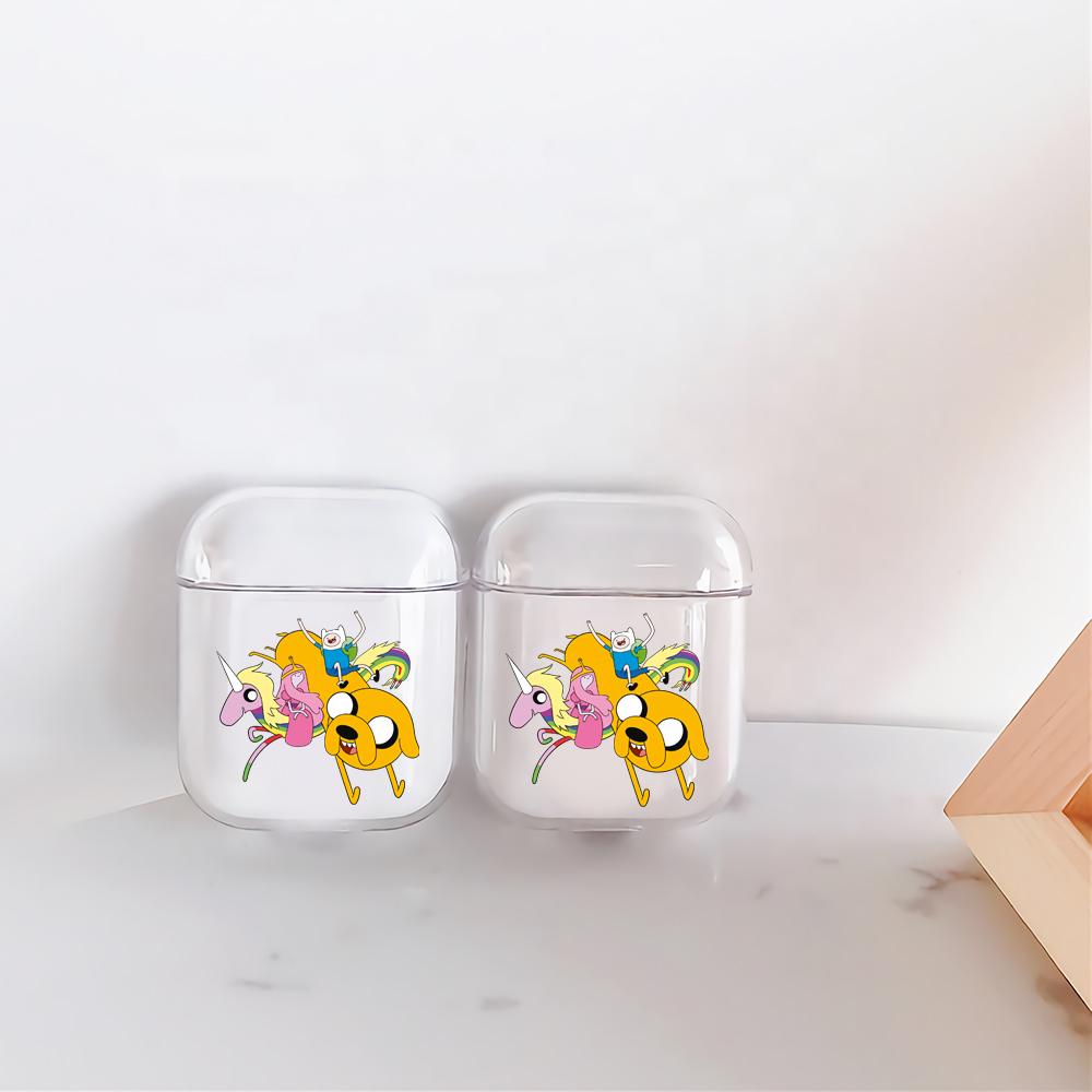 Adventure Time with Finn & Jake Hard Plastic Protective Clear Case Cover For Apple Airpods - Octracase