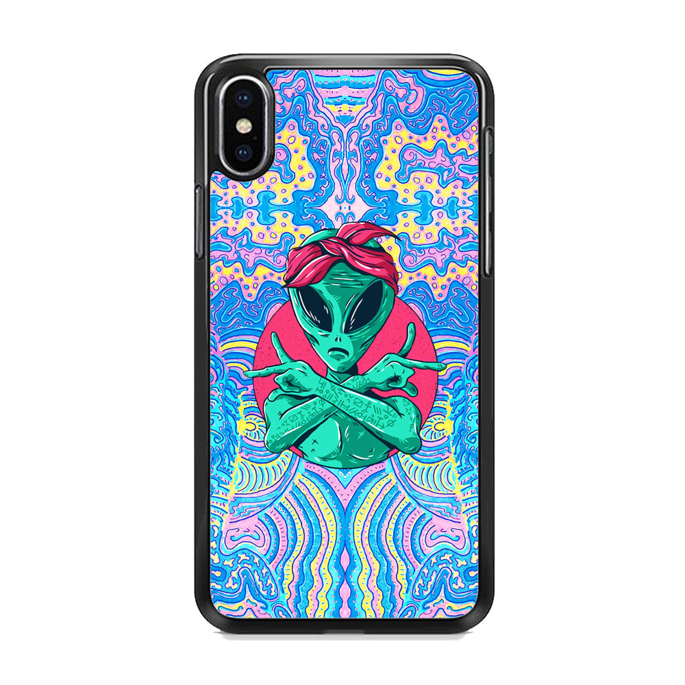 Alien Gangsta Rhythm iPhone X Case - Octracase