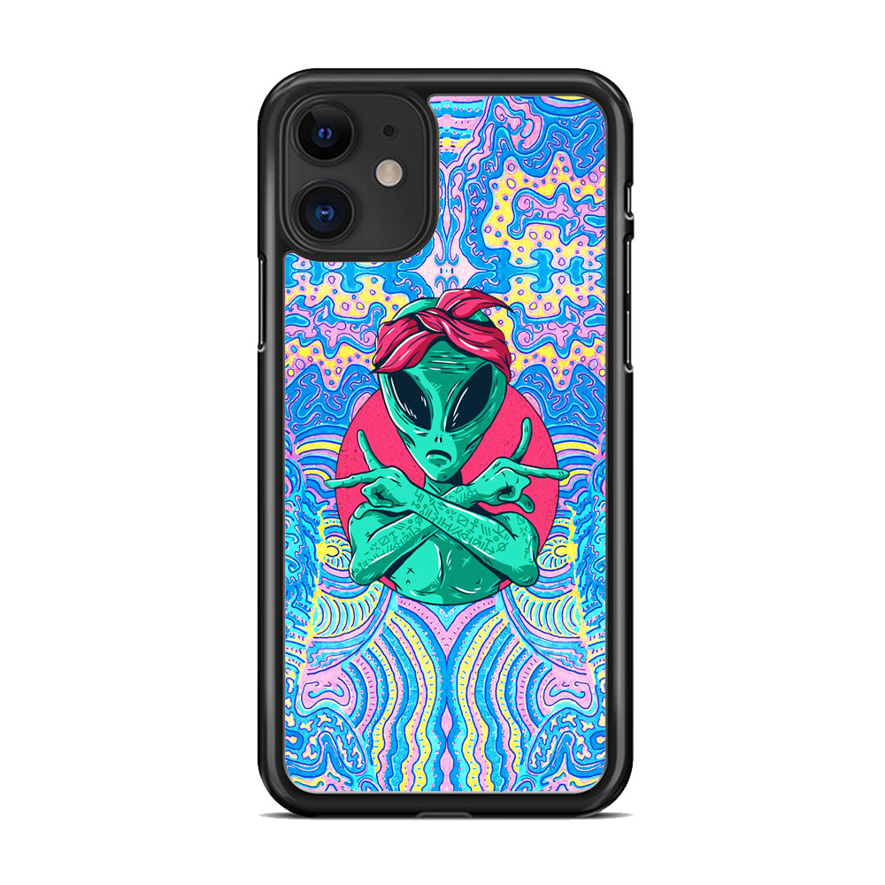 Alien Gangsta Rhythm iPhone 11 Case - Octracase