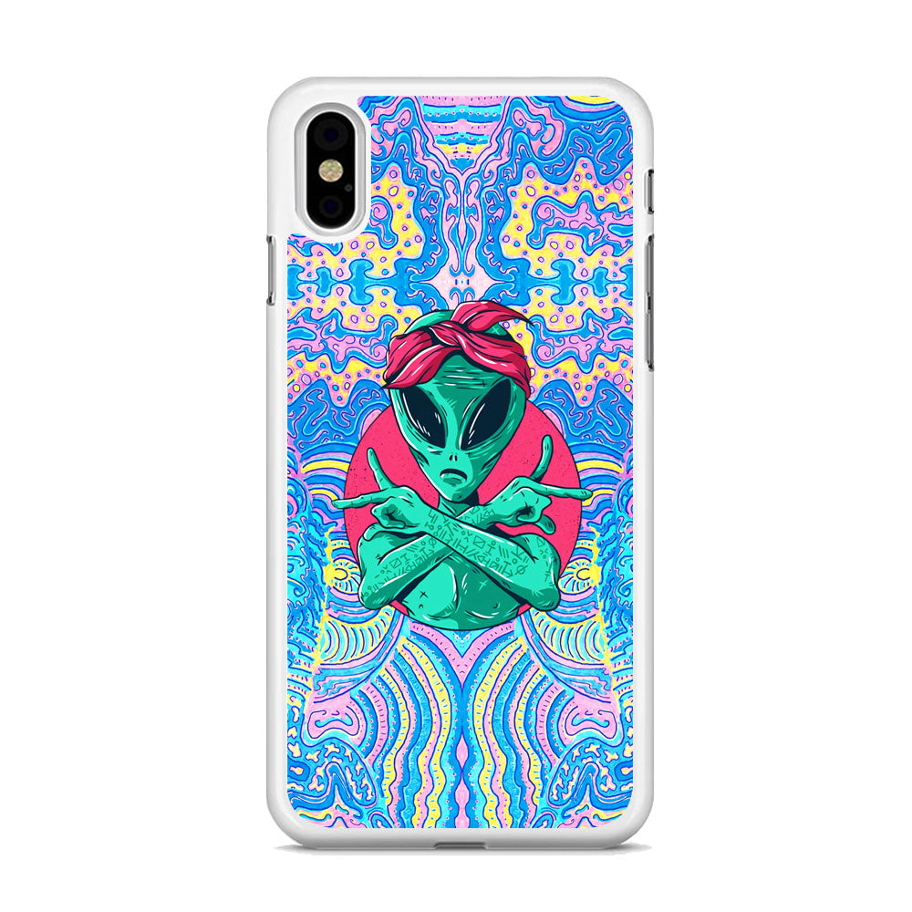 Alien Gangsta Rhythm iPhone X Case - Octracase