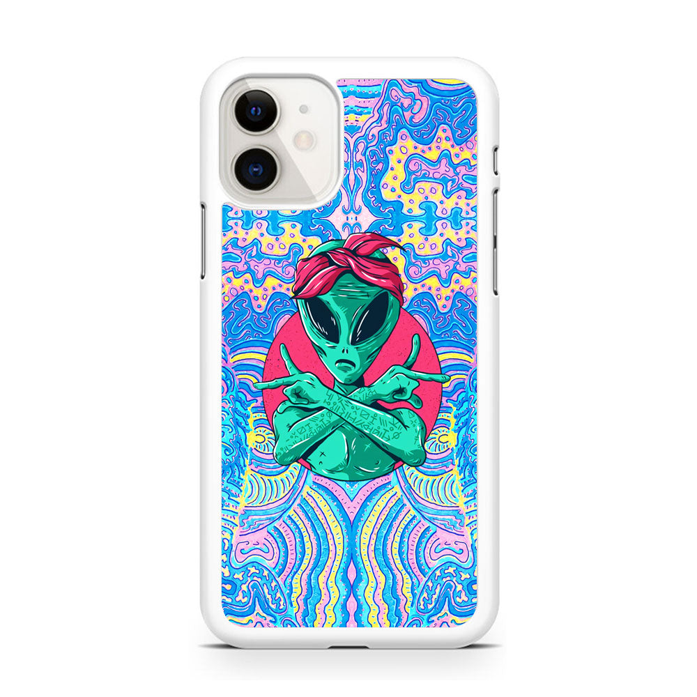 Alien Gangsta Rhythm iPhone 11 Case - Octracase