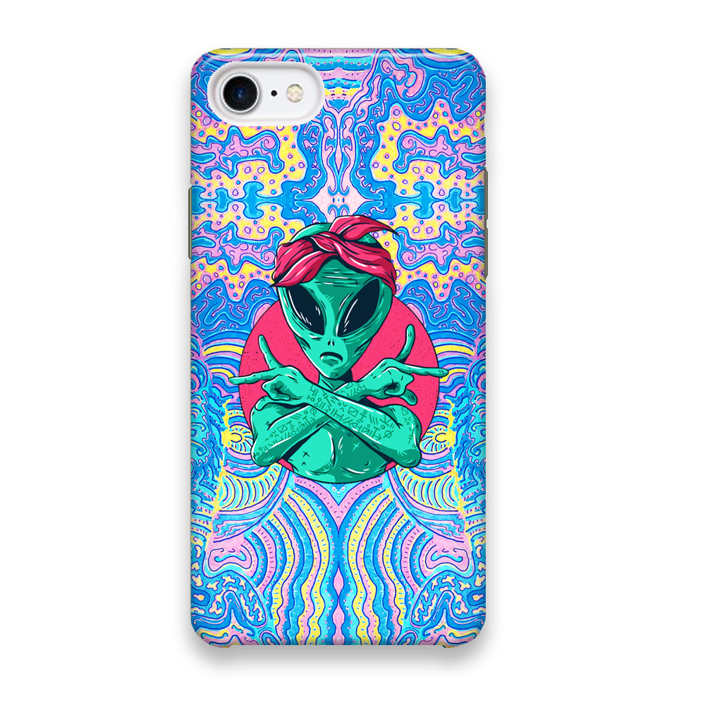 Alien Gangsta Rhythm iPhone 8 Case - Octracase