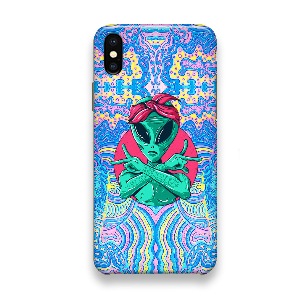 Alien Gangsta Rhythm iPhone X Case - Octracase