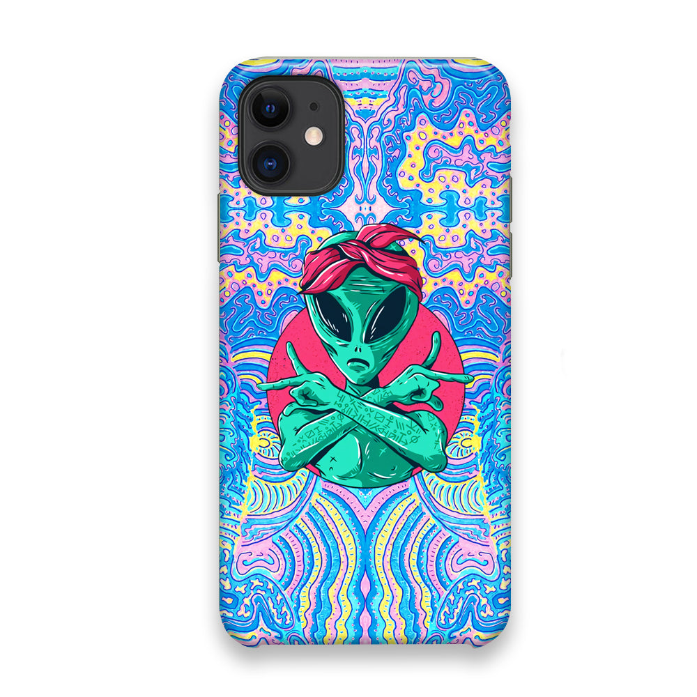 Alien Gangsta Rhythm iPhone 11 Case - Octracase