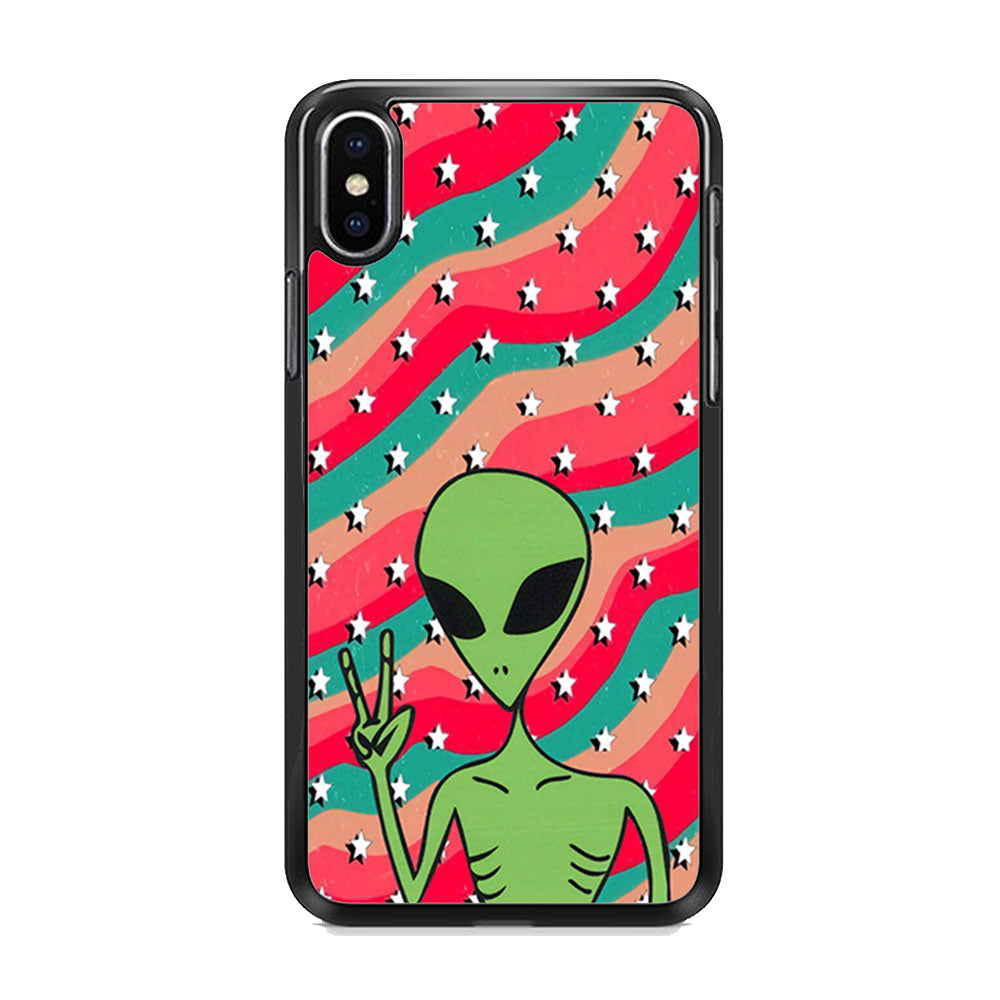 Alien Prove of Peace iPhone Xs Case - Octracase