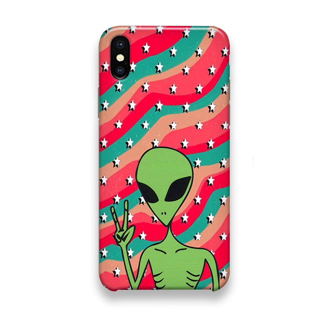 Alien Prove of Peace iPhone Xs Max Case - Octracase