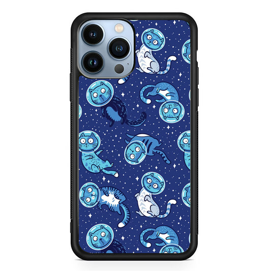 Animal Astronauts Cat in Blue iPhone 13 Pro Max Case - Octracase