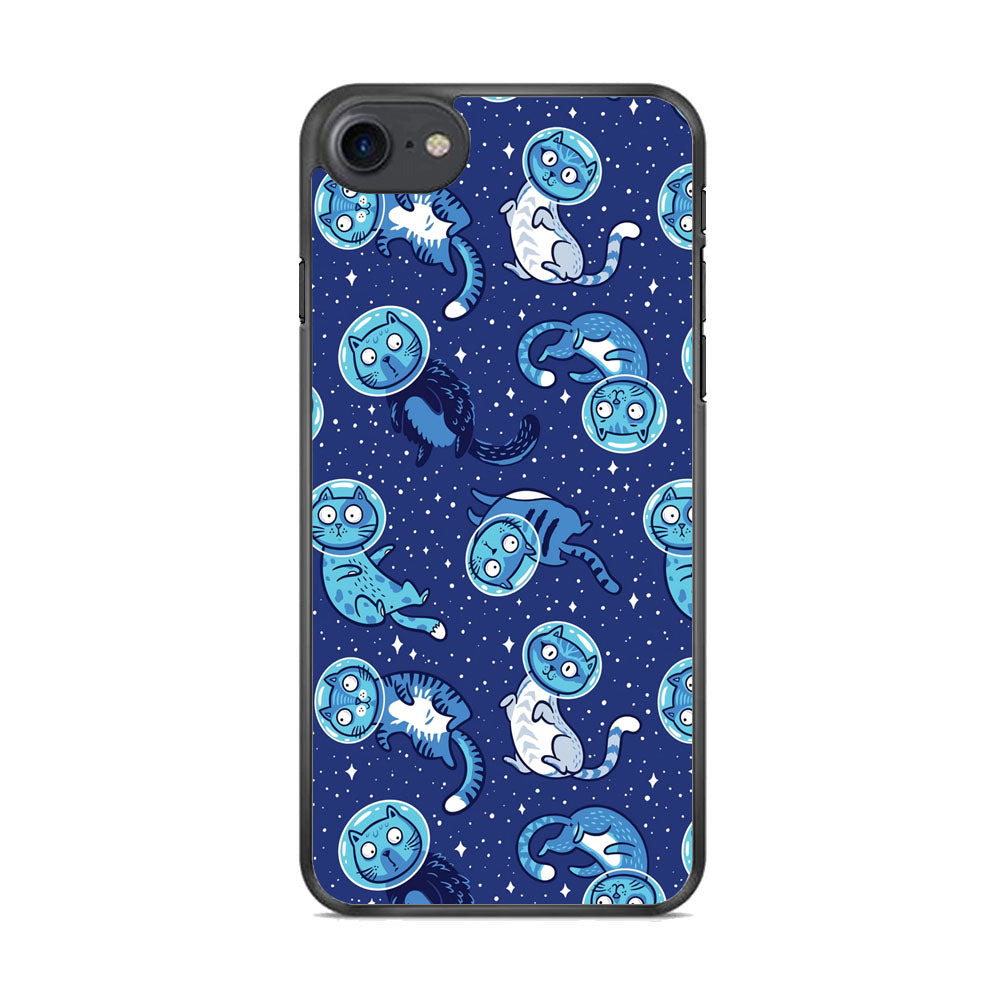 Animal Astronauts Cat in Blue iPhone 7 Case