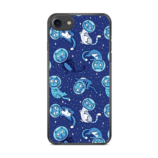 Animal Astronauts Cat in Blue iPhone 7 Case