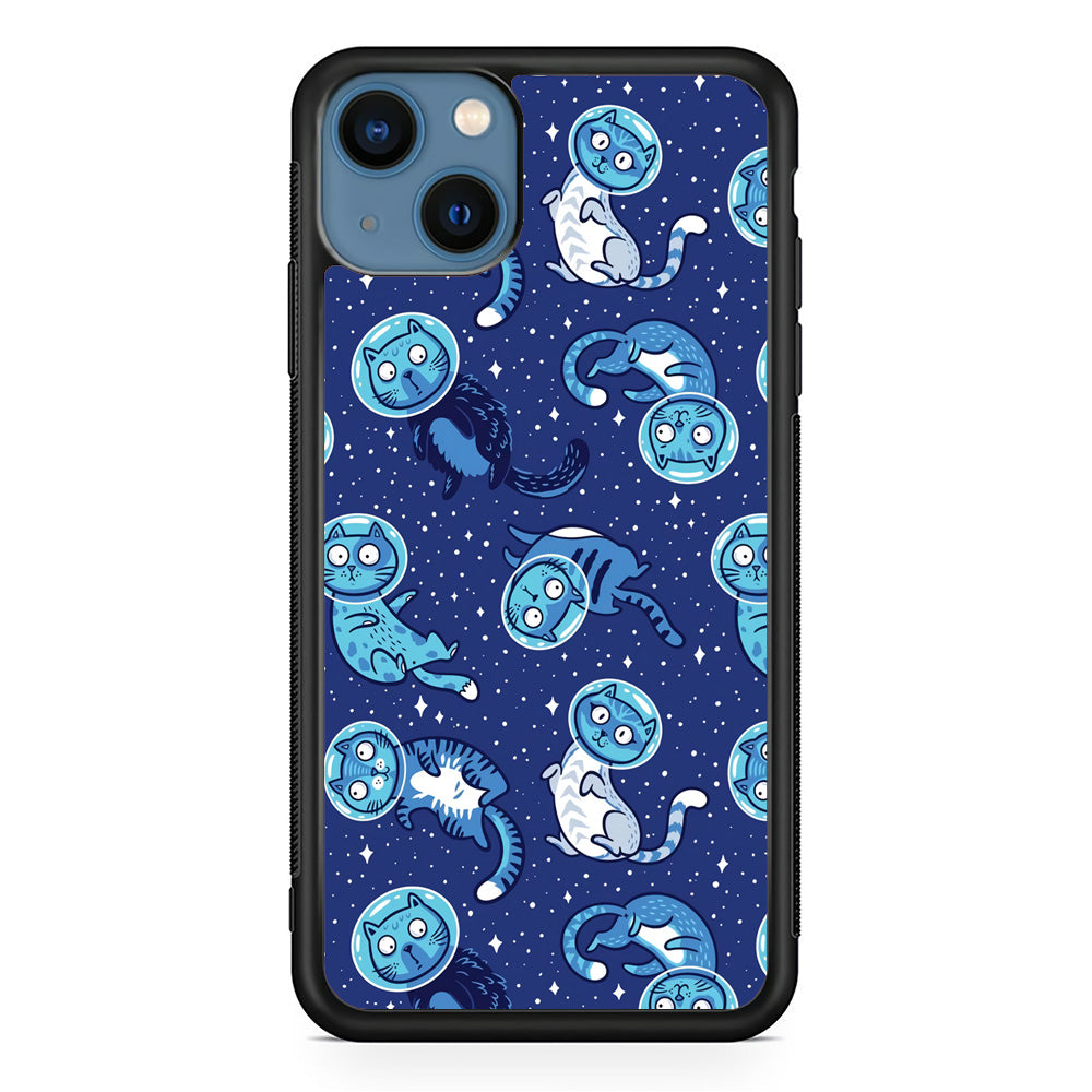 Animal Astronauts Cat in Blue iPhone 13 Case - Octracase