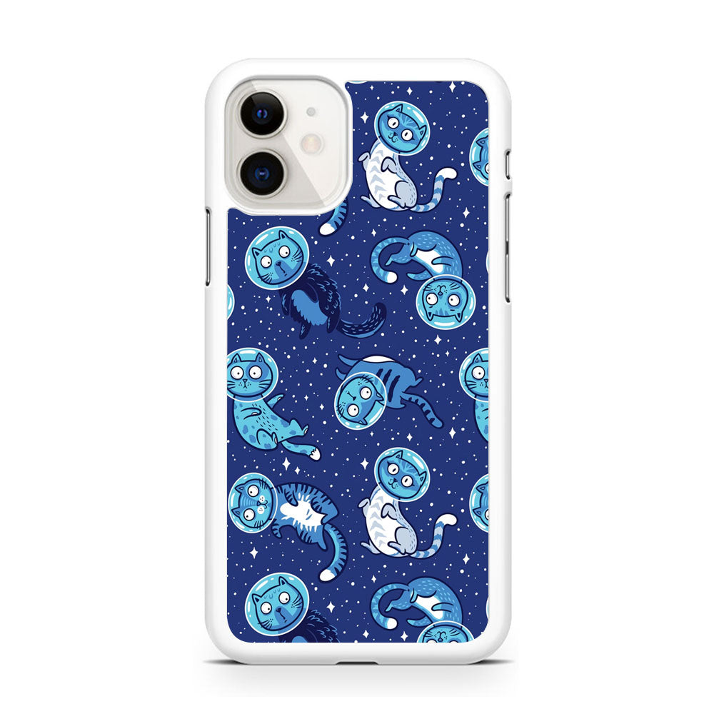 Animal Astronauts Cat in Blue iPhone 11 Case - Octracase